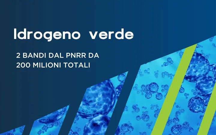 Idrogeno verde: due bandi dal PNRR per la produzione di idrogeno e elettrolizzatori