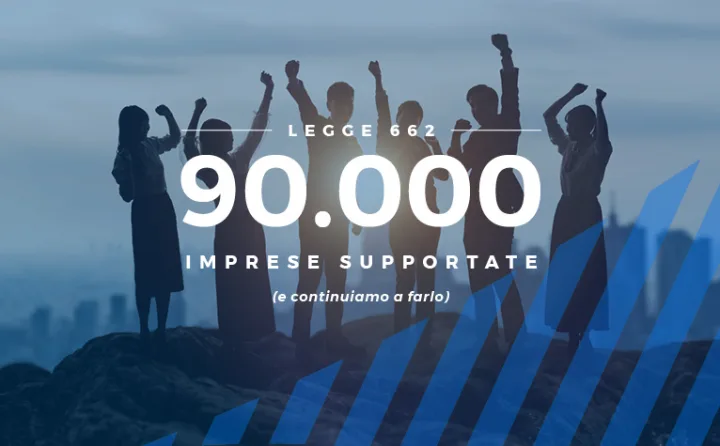 Legge 662: sono 92.000 le imprese supportate. E aspettiamo le 100.000!